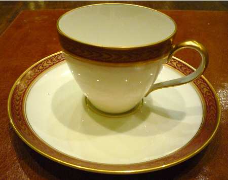 THO452 Flat Demitasse Cup & Saucer Set