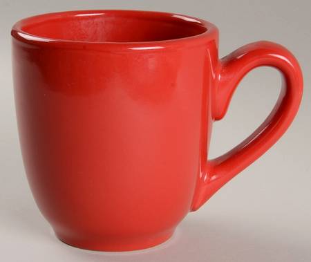 Over and Over Flame Red Mug