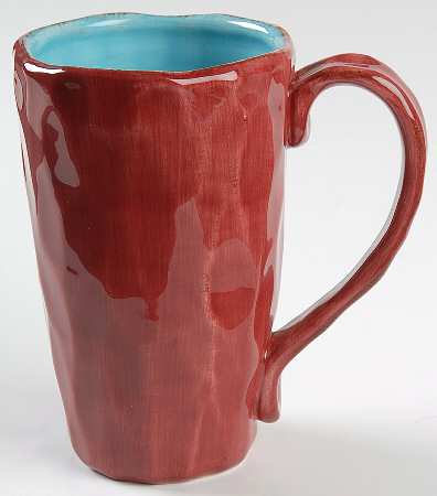 Gisella Cranberry Aqua Mug
