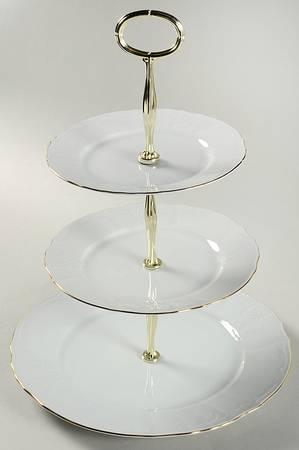 Royal Prague 3-Tiered Serving Tray (DP, SP, BB)