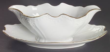 Royal Prague Gravy Boat with Attached Underplate