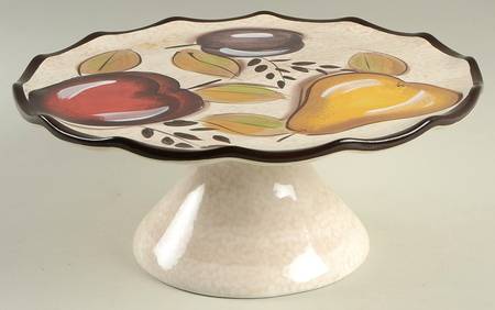 Bountiful 10" Diameter Pedestal Cake Stand