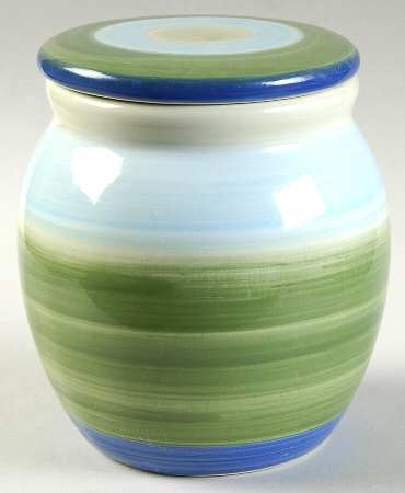Blue Illusion Small Canister & Lid