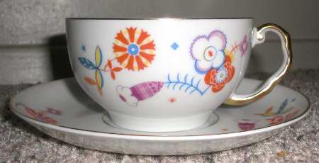 4036 Flat Cup & Saucer Set