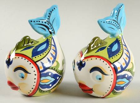 Bocca Figural Salt and Pepper by Tabletops Unlimited