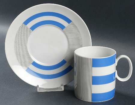 Trend 9 Flat Cup & Saucer Set