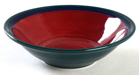 Images Green Blue Red 8" Soup/Pasta Bowl