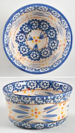 Old World Blue Ramekin