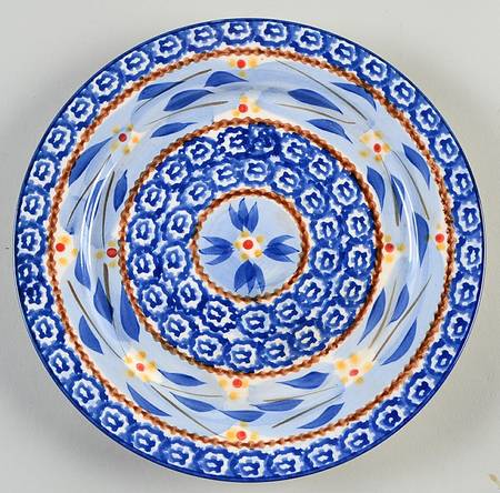 Old World Blue Salad Plate