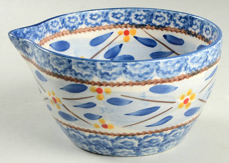 Old World Blue Small Batter Bowl