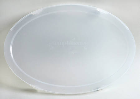 Old World Blue Plastic Lid for 15" Oval Baker