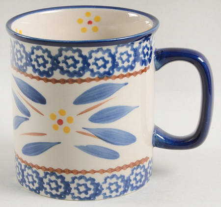Old World Blue Mug