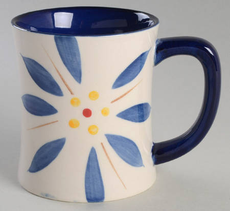 Old World Blue Mug