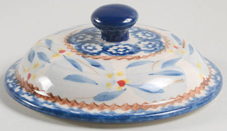 Old World Blue Lid for Cookie Jar