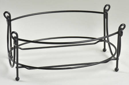 Old World Blue Metal Stand for 10" Oval Baker
