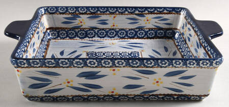 Old World Blue 13' Square Baker