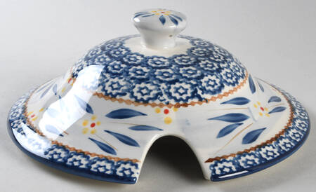 Old World Blue Lid for Tureen