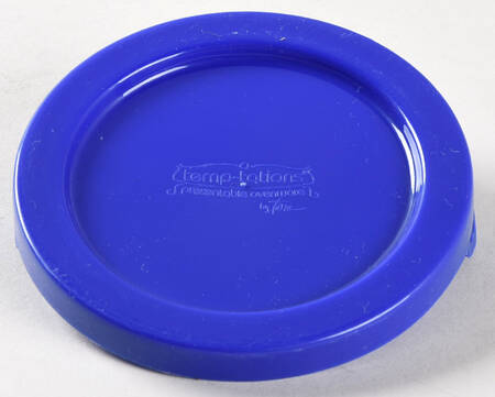 Old World Blue Plastic Lid for Ramekin