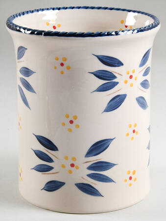 Old World Blue Utensil Holder