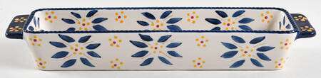 Old World Blue 13" Cracker Tray