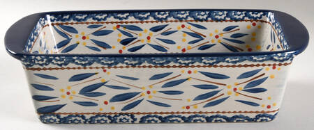 Old World Blue Loaf Pan