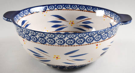 Old World Blue 9" Mixing Bowl