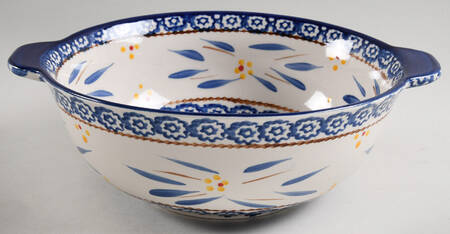 Old World Blue 8" Mixing Bowl