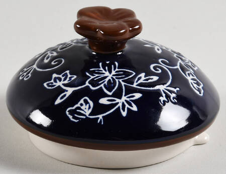 Old World Blue Lid for Teapot