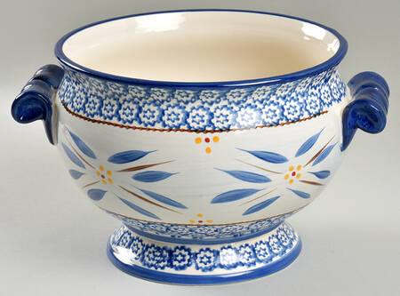 Old World Blue Tureen No Lid