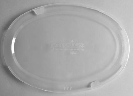 Old World Blue Plastic Lid for 13" Oval Baker