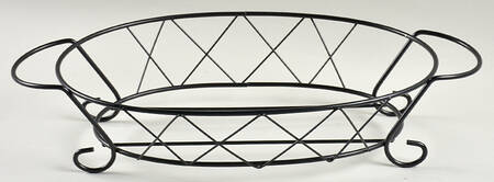 Old World Blue Metal Stand for 13" Oval Baker