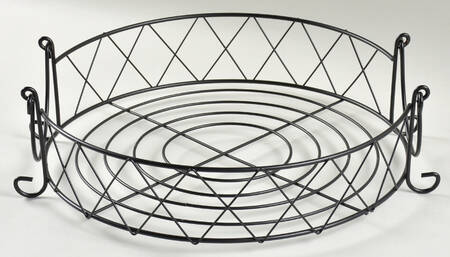 Old World Blue Metal Carrier for Baker & Ramekins Set (Chip & Dip)