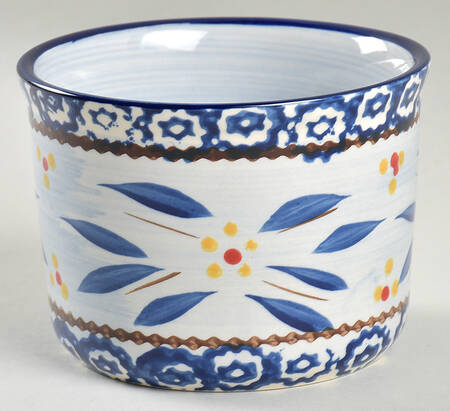 Old World Blue 12 Oz Ramekin No Lid for Baker & Ramekins Set (Chip & Dip)