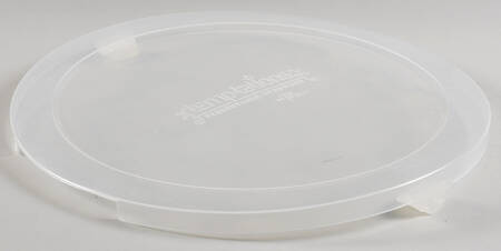 Old World Blue Plastic Lid for 9" Round Handled Baker