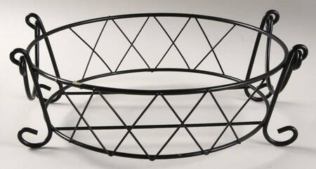 Old World Blue Metal Stand for 10" Round Baker