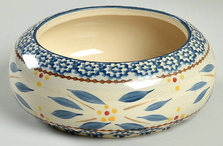 Old World Blue 20 Oz Bowl for Beehive Canister