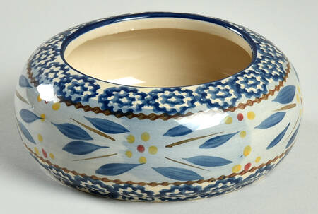 Old World Blue 12 Oz Bowl for Beehive Canister