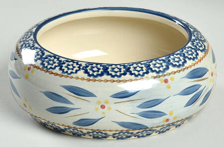Old World Blue 1 Quart Bowl for Beehive Canister