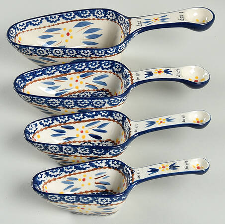 Old World Blue (4 Piece) Measuring Scoop Set