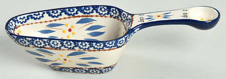 Old World Blue 1 Cup Measuring Scoop