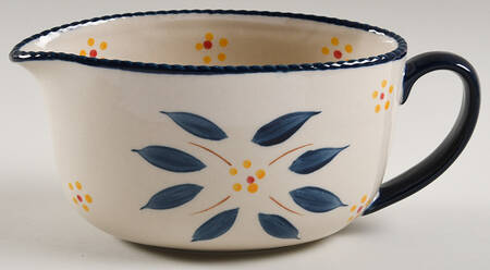Old World Blue Gravy Boat