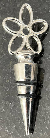 Old World Blue Wine Stopper-Ceramic