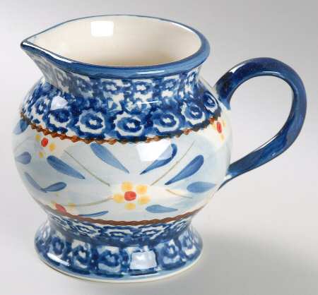Old World Blue Creamer