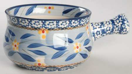Old World Blue Soup Mug