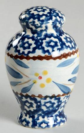 Old World Blue Salt Shaker
