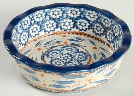 Old World Blue 5" Pie Baking Plate