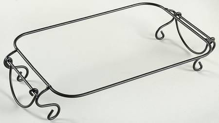 Old World Blue Metal Stand for Muffin Pan (Holds 6 Muffins)