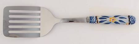 Old World Blue Metal Spatula