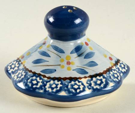 Old World Blue Pepper Shaker for Christmas Tree Stacking Set