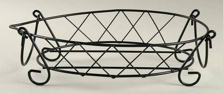Old World Blue Metal Basket for 12" Figural Oval Basket